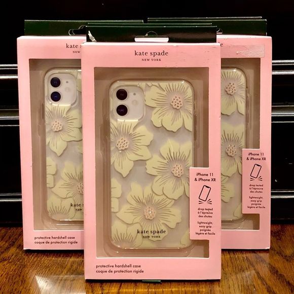 KATE SPADE New York iPhone Protective Hardshell Phonecase 11/XR Hollyhock - Picture 2 of 14